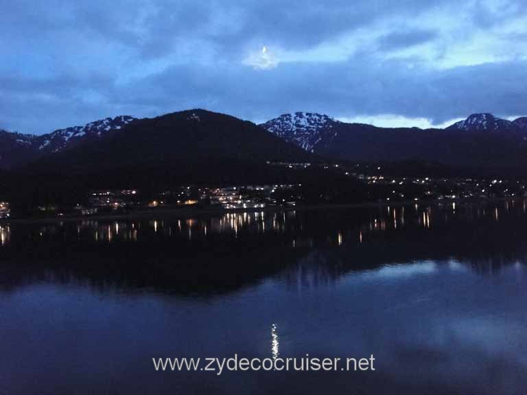 280: Carnival Spirit in Juneau, AK at Dusk