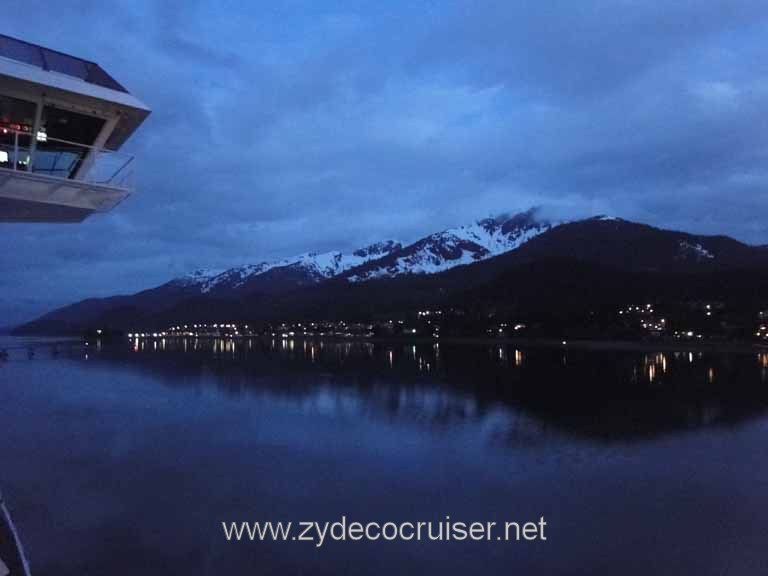 281: Carnival Spirit in Juneau, AK at Dusk