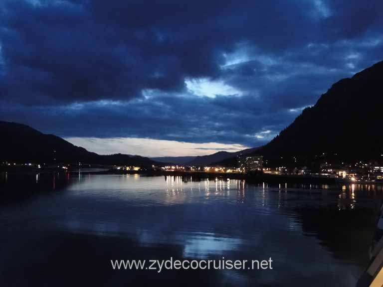 282: Carnival Spirit in Juneau, Alaska at Dusk