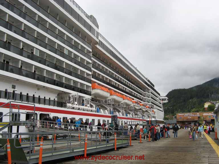 Carnival Spirit docked in Ketchikan