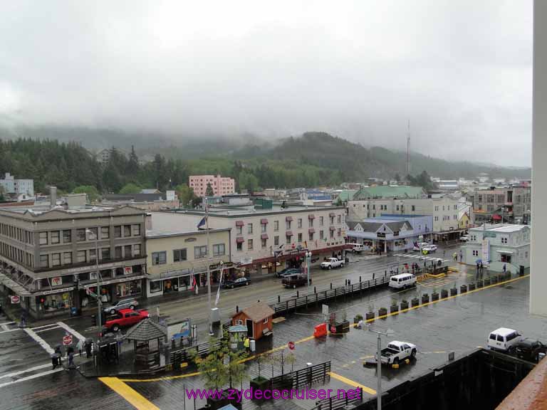 View of Ketchikan from our balcony - Carnival Spirit