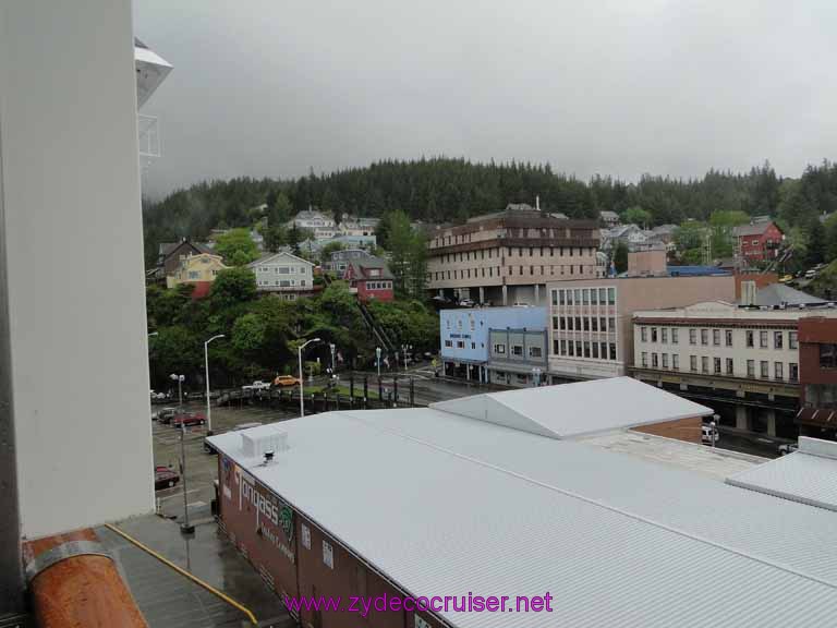 View of Ketchikan from our balcony - Carnival Spirit