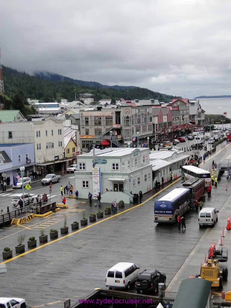 View of Ketchikan from our balcony - Carnival Spirit