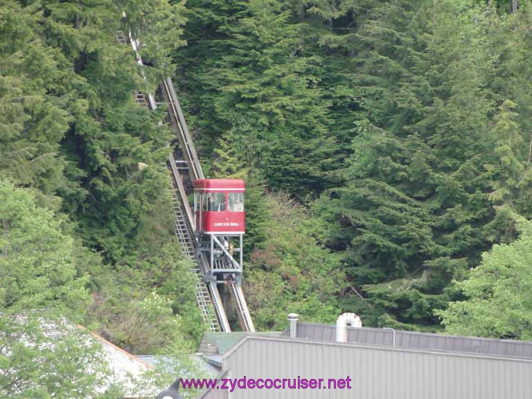 101: Carnival Spirit, Alaska, Ketchikan, Cape Fox Hotel Funicular