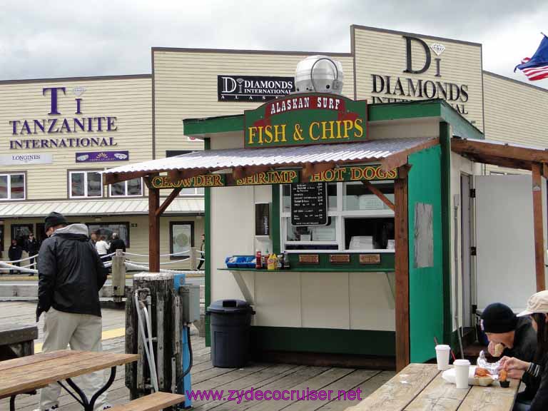 108: Carnival Spirit, Alaska, Ketchikan, Alaskan Surf Fish & Chips