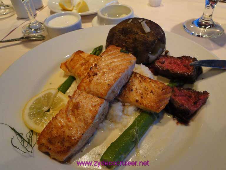 Alaska Fish Special - Butter Poached Salmon - Carnival Spirit