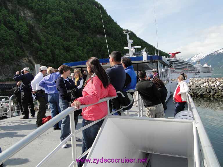 009: Carnival Spirit, Skagway, Alaska - Eagle Preserve Wildlife River Adventure - First we have to take a ferry to Haines