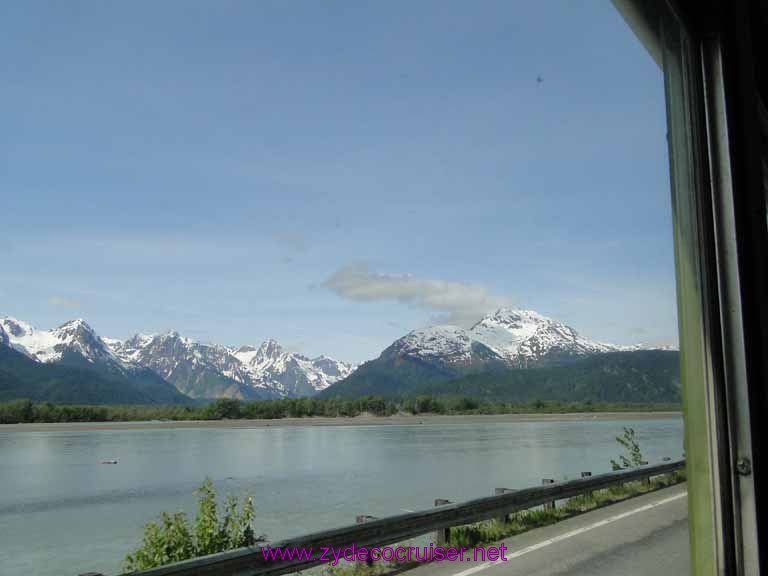 034: Carnival Spirit, Skagway, Alaska - Eagle Preserve Wildlife River Adventure - on bus to jetboats