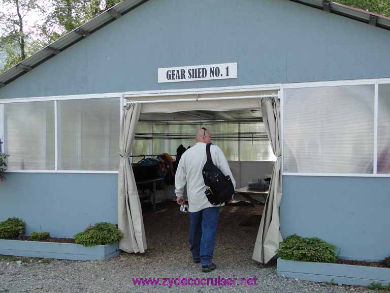 044: Carnival Spirit, Skagway, Alaska - Eagle Preserve Wildlife River Adventure - Gear Shed No. 1