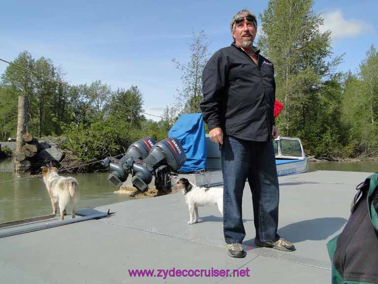 052: Carnival Spirit, Skagway, Alaska - Eagle Preserve Wildlife River Adventure - Our Captain/Tour Guide