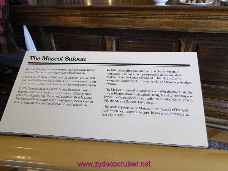 168: Carnival Spirit, Skagway, Alaska - The Mascot Saloon