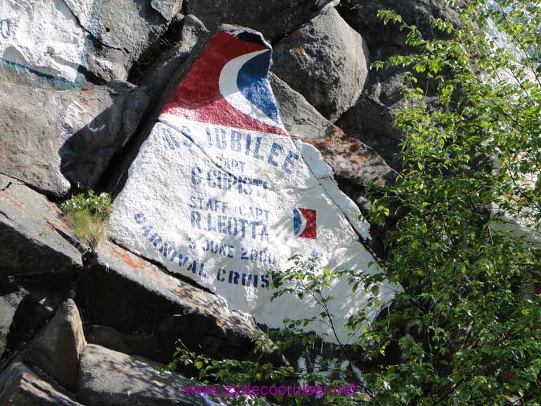 193: Carnival Spirit, Skagway, Alaska - Carnival Jubilee Grafitti