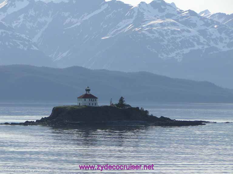 217: Carnival Spirit, Skagway, Alaska - Eldred Rock Lighthouse - Lynn Canal - the oldest original Alaskan Lighthouse Building