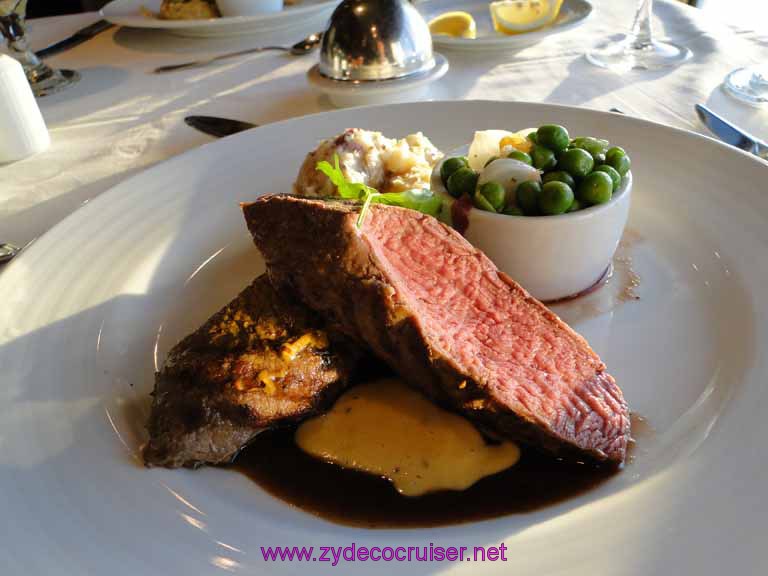 225: Carnival Spirit, Skagway, Alaska - Chateaubriand with Sauce Barnaise