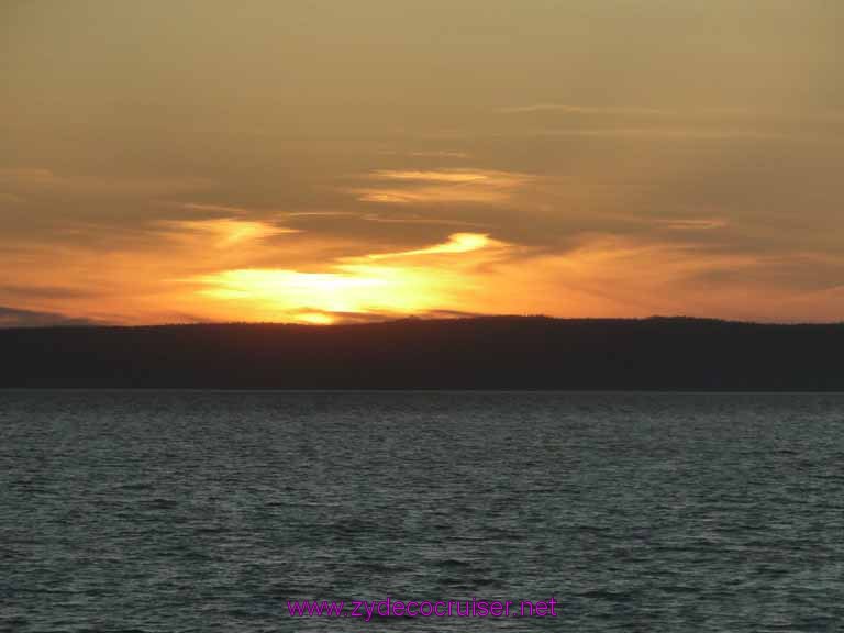 234: Carnival Spirit, Skagway, Alaska - Sunset