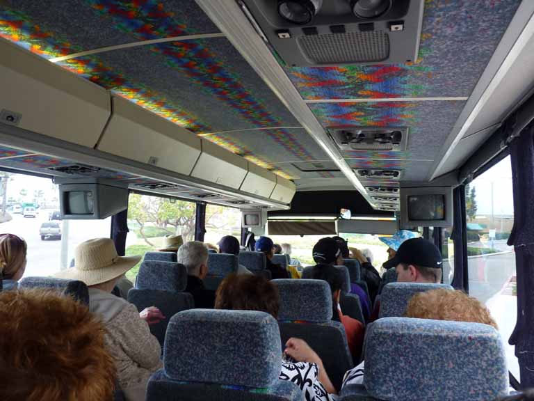 005: Carnival Spirit, San Diego/Ensenada - One the first bus of the day - actually the buses were nice