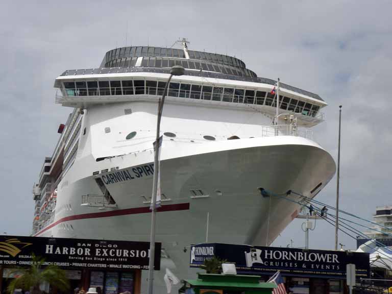 027: Carnival Spirit, San Diego/Ensenada - Carnival Spirit was still there when we returned