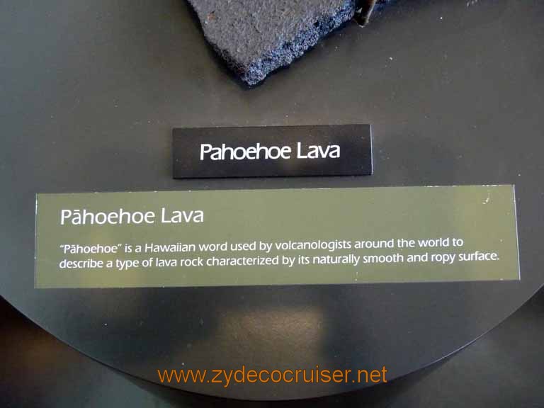 161: Carnival Spirit, Hilo, Hawaii, Hawaii (Hawai'i) Volcanoes National Park,  Jagger Museum, Pahoehoe Lava