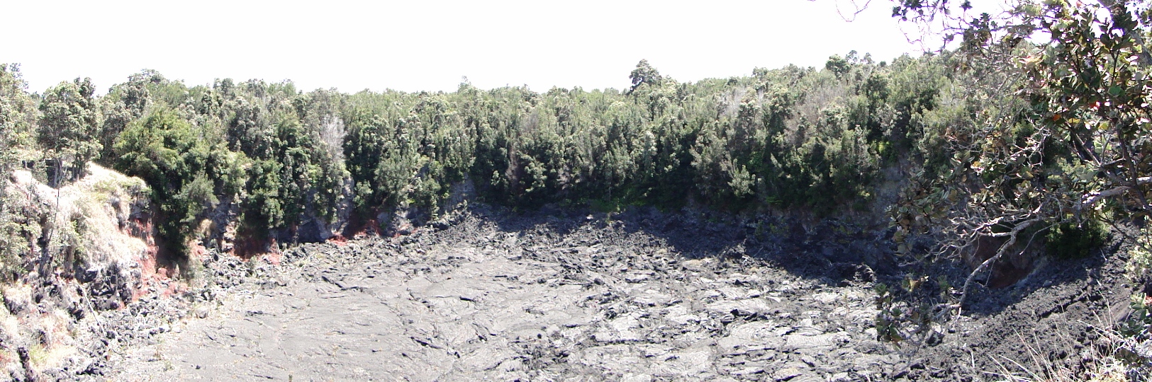 295: Carnival Spirit, Hilo, Hawaii, Volcanoes National Park, Lua Manu, pit crater