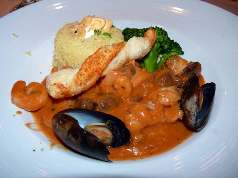 308: Carnival Spirit, Hilo, Hawaii - Assorted Seafood Newburg Style