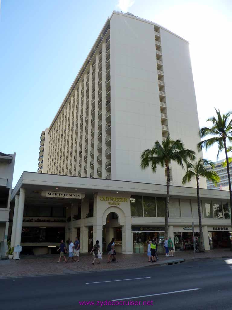 183: Carnival Spirit, Honolulu, Hawaii, Outrigger Waikiki on the Beach