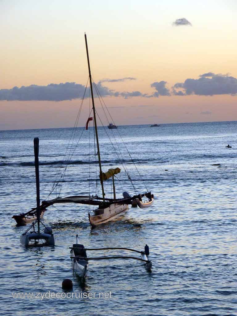 218: Outrigger Canoe Club, Honolulu, Hawaii, Sunset