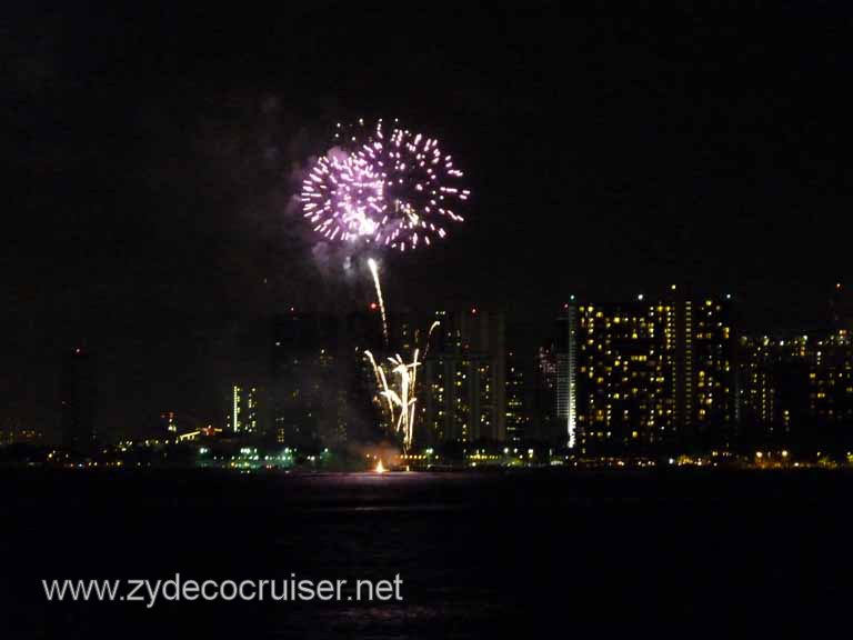 230: Outrigger Canoe Club, Honolulu, Hawaii, Friday Night Waikiki Fireworks