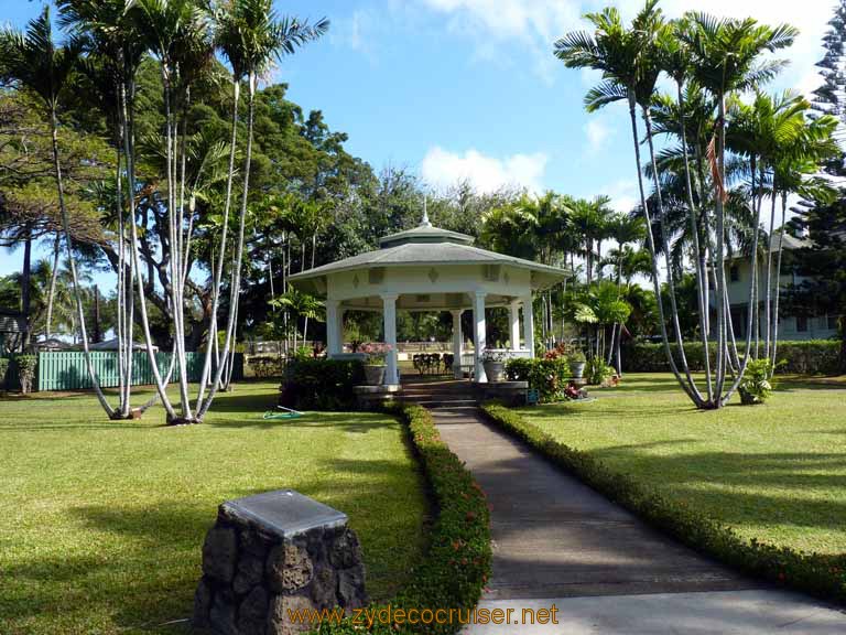 021: Carnival Spirit, Honolulu, Hawaii, Pearl Harbor VIP and Military Bases Tour, Fort Shafter, Gazebo