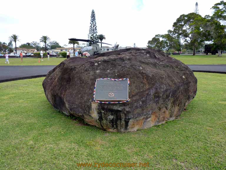 096: Carnival Spirit, Honolulu, Hawaii, Pearl Harbor VIP and Military Bases Tour, Schofield Barracks, Wheeler Army Airfield, In Commemoration of "Wheeler Field" 75th Anniversary