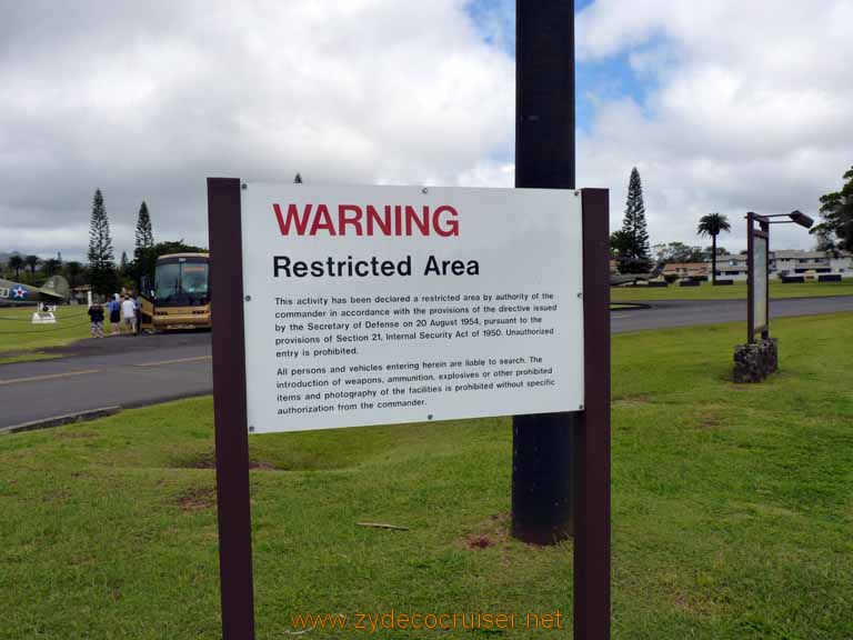 106: Carnival Spirit, Honolulu, Hawaii, Pearl Harbor VIP and Military Bases Tour, Schofield Barracks, Wheeler Army Airfield, 