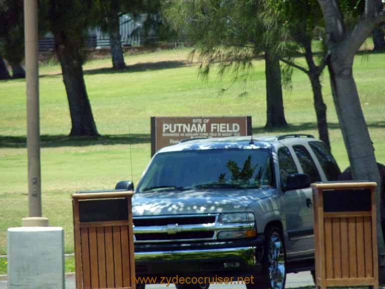 194: Carnival Spirit, Honolulu, Hawaii, Pearl Harbor VIP and Military Bases Tour, Putnam Field