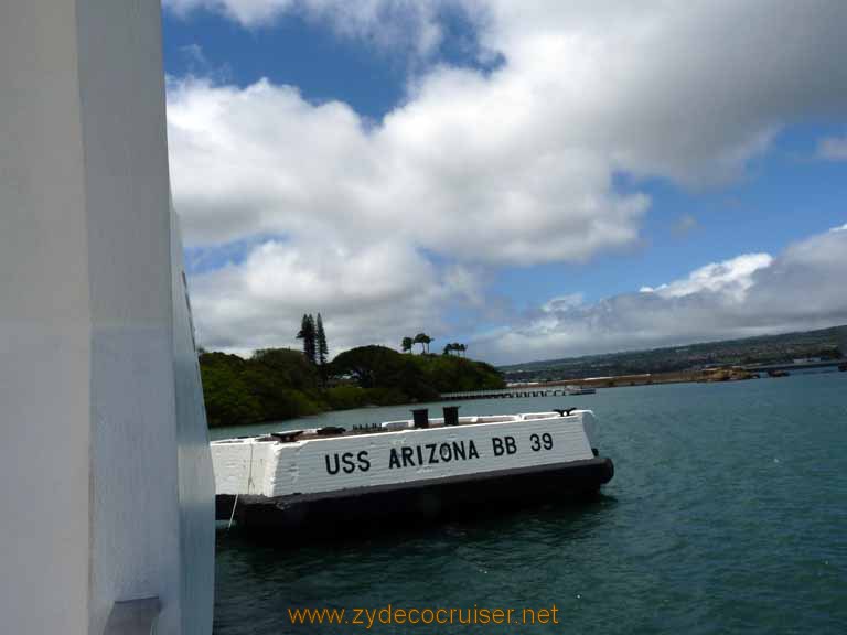 243: Carnival Spirit, Honolulu, Hawaii, Pearl Harbor VIP and Military Bases Tour, Pearl Harbor, Arizona Memorial, USS Arizona BB39