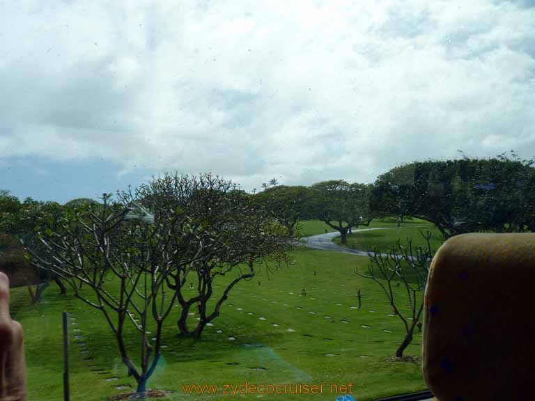 367: Carnival Spirit, Honolulu, Hawaii, Pearl Harbor VIP and Military Bases Tour, National Memorial Cemetery of the Pacific, Punchbowl, 