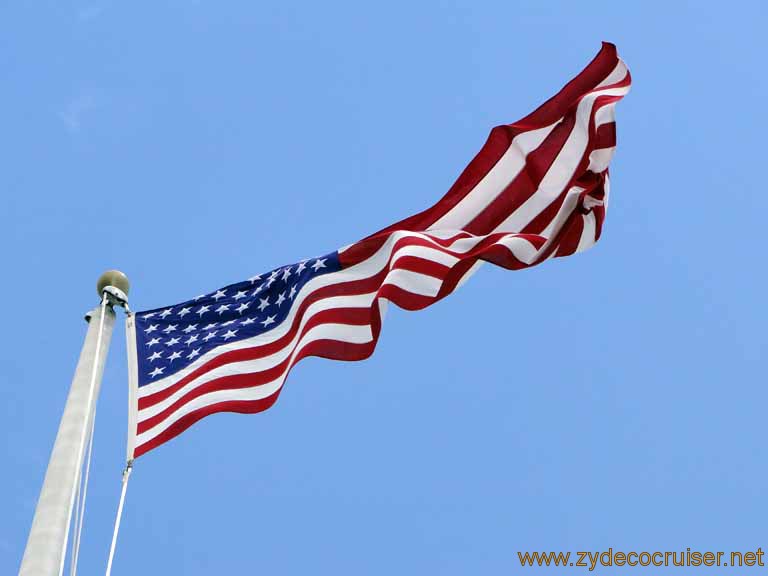 581: Carnival Spirit, Honolulu, Hawaii, Pearl Harbor VIP and Military Bases Tour, Pearl Harbor, Arizona Memorial, Flag