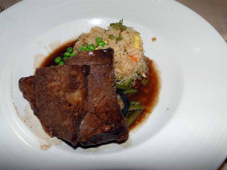 253: Carnival Spirit, Kahului, Maui, Day 2, Braised Style Short Ribs from Aged American Beef