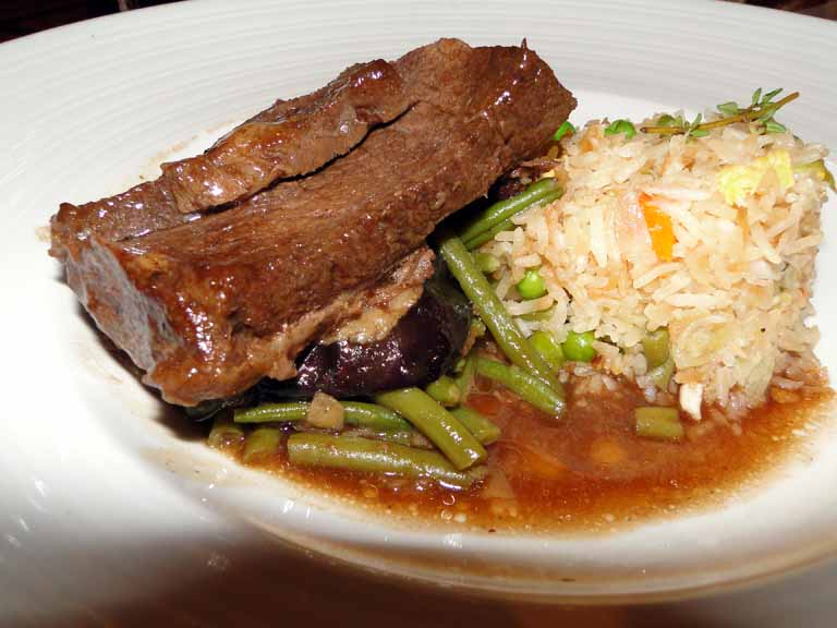 254: Carnival Spirit, Kahului, Maui, Day 2, Braised Style Short Ribs from Aged American Beef