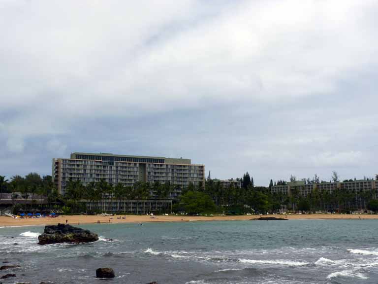 051: Carnival Spirit, Nawiliwili, Kauai, Hawaii, Marriott and Kalapaki Beach