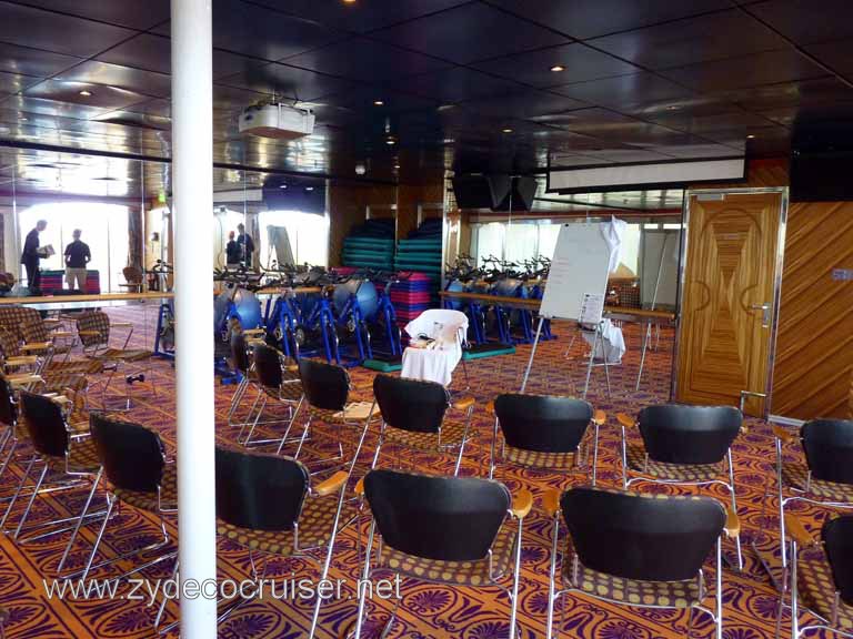 113: Carnival Spirit, Sea Day 1 - Aerobics area