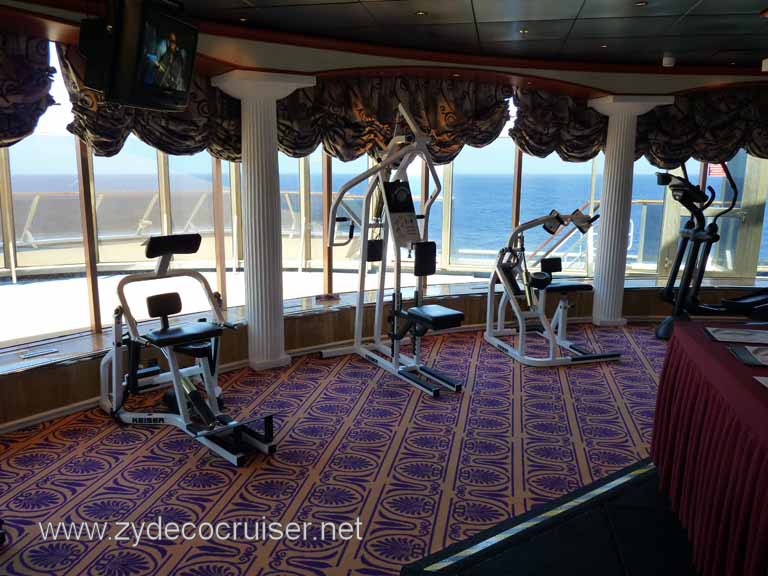 116: Carnival Spirit, Sea Day 1 - Gym