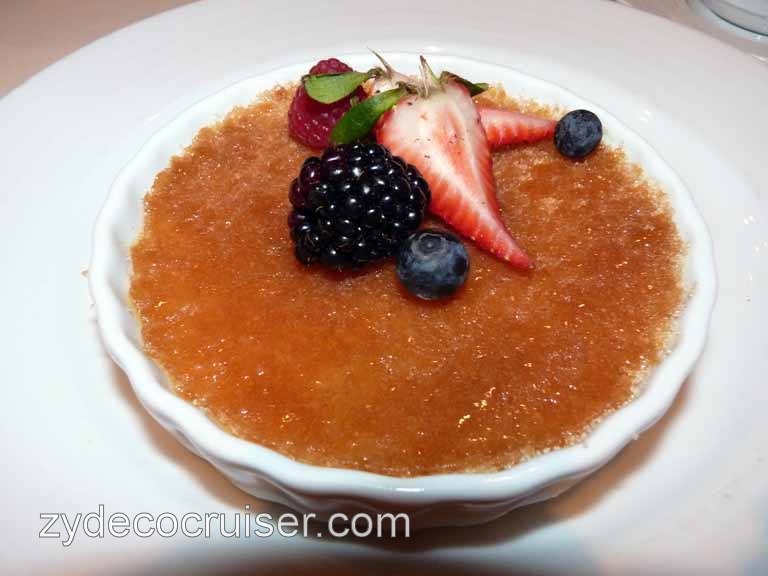 182: Carnival Spirit, Sea Day 1 - Vanilla Crme Brulee