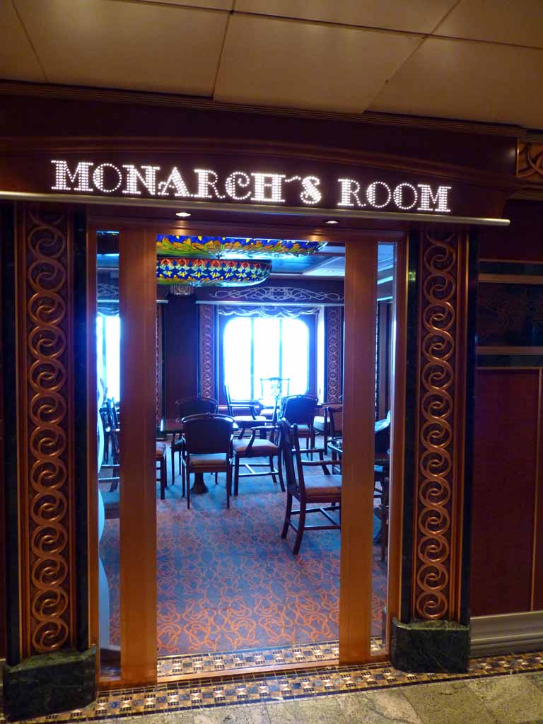 014: Carnival Spirit, Sea Day 2 - Monarch's Room