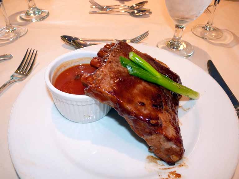 048: Carnival Spirit, Sea Day 2 - Baby Back Ribs (from a Brontosaurus)