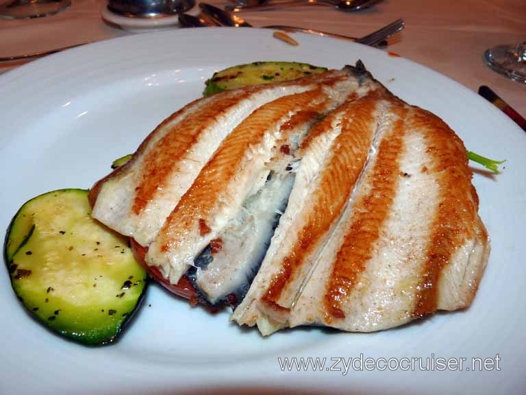 100: Carnival Spirit, Sea Day 3 - Pan-Fried Fillet of Idaho Rainbow Trout Almondine