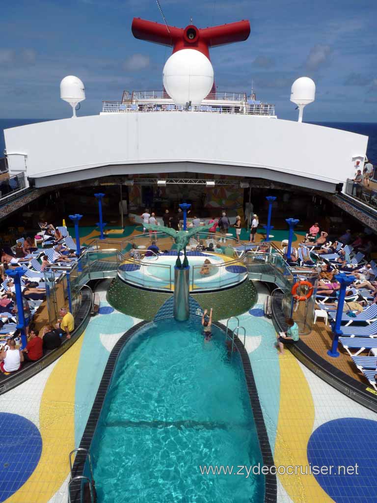 118: Carnival Spirit, Sea Day 3 - Dome Pool and Spa