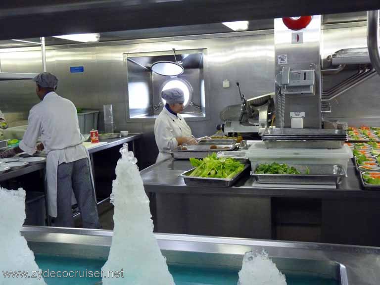 038: Carnival Spirit, Sea Day 4 - Galley tour