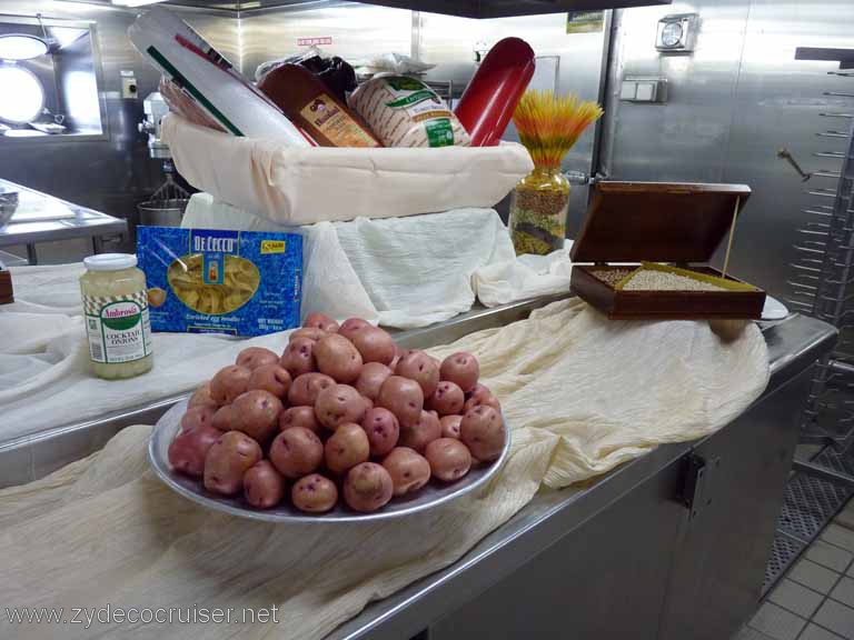 045: Carnival Spirit, Sea Day 4 - Galley tour