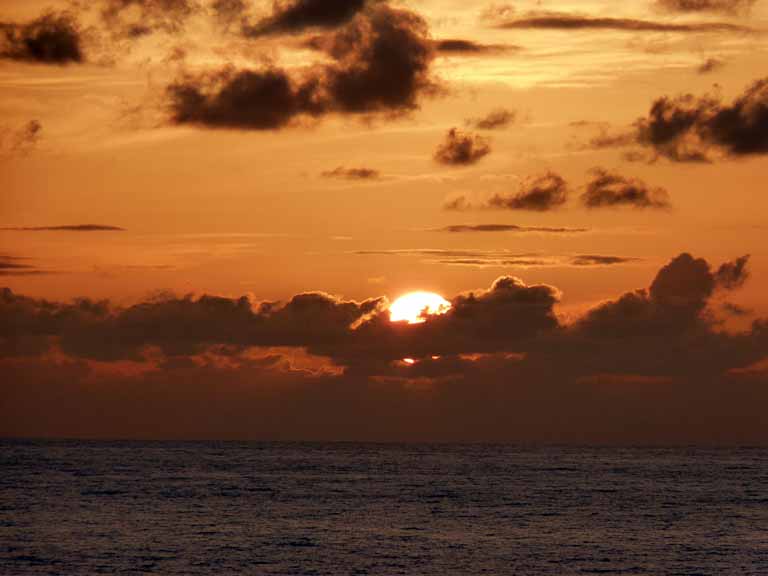 071: Carnival Spirit, Sea Day 4 - Sunset