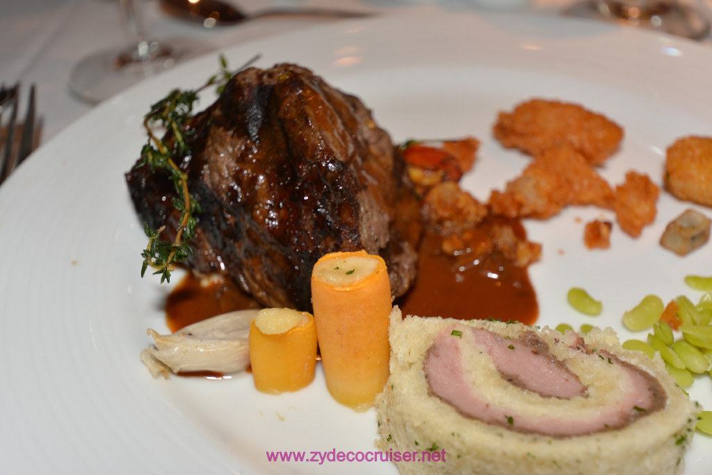 004: Carnival Splendor Panama Canal Journey Cruise, Sea Day 2, Diamond Luncheon, Charbroiled Filet Mignon