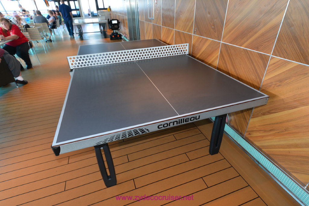 051: Carnival Splendor Panama Canal Journey Cruise, Sea Day 3, Table Tennis