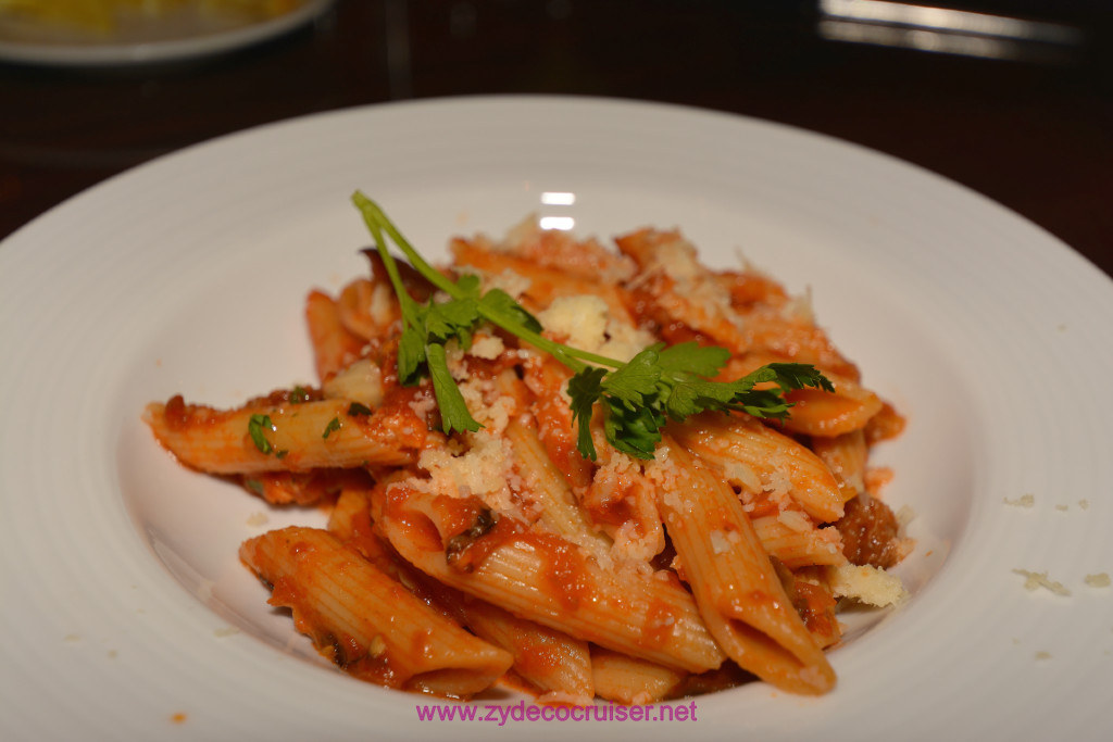 Penne Siciliana as a starter